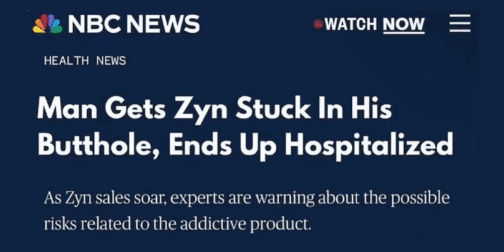 Did a Man Get a ZYN Stuck in His Butthole? | Pouchland - Pouchland