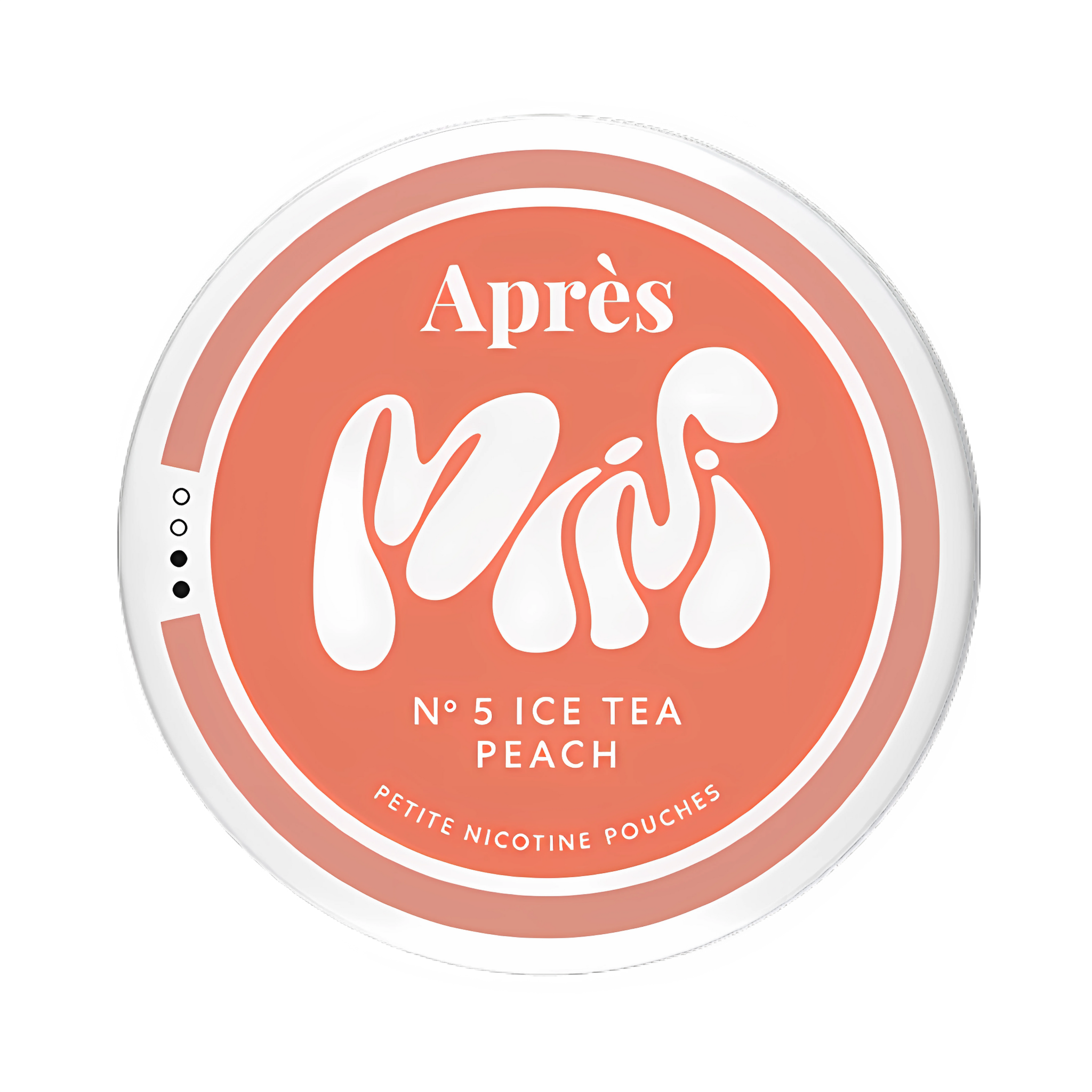 Can Of Apres Ice tea Peach Mini - Nicotine pouches
