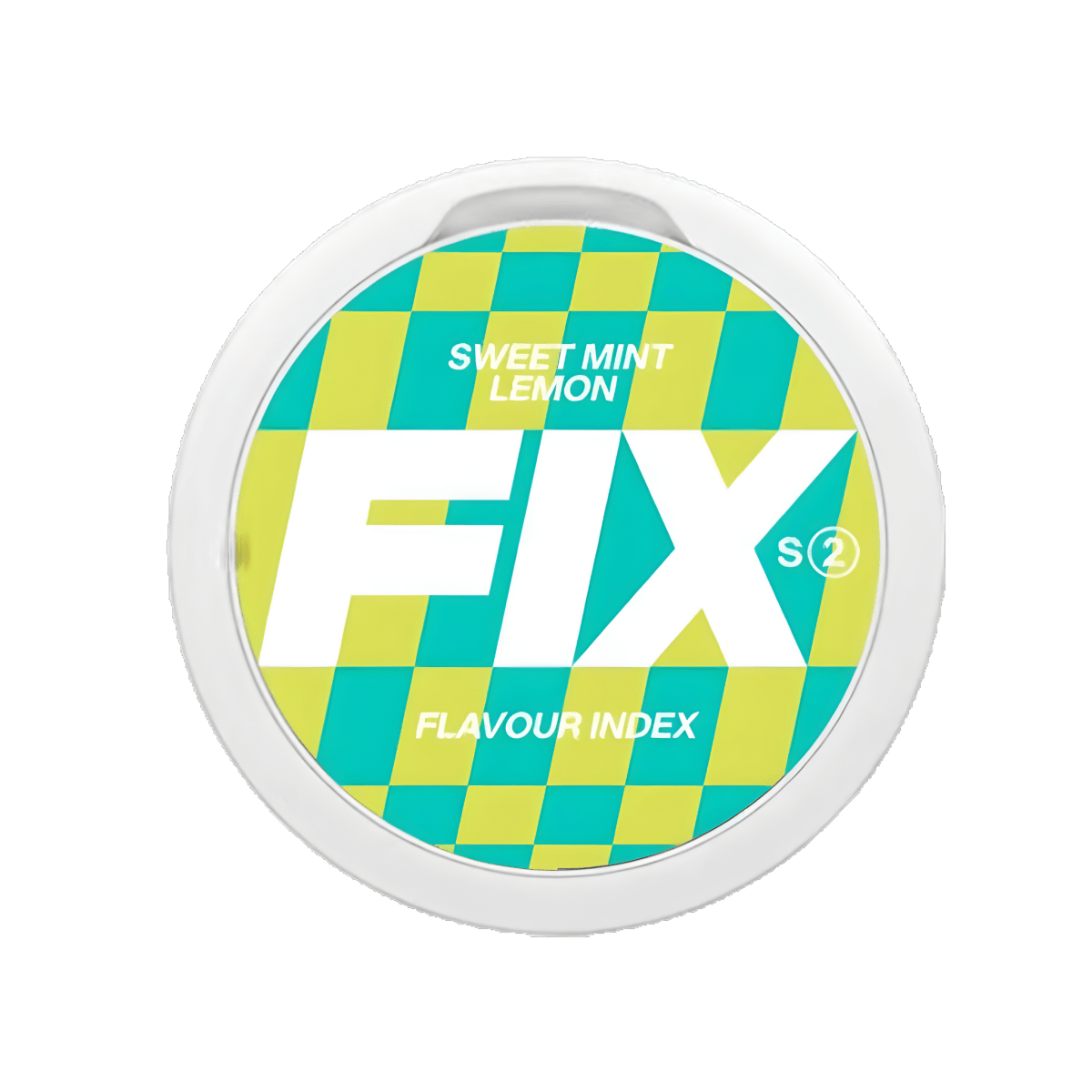 Fix Sweet Mint Lemon S2 nicotine pouch can – Slim dry, 5.6 mg, 20 pouches