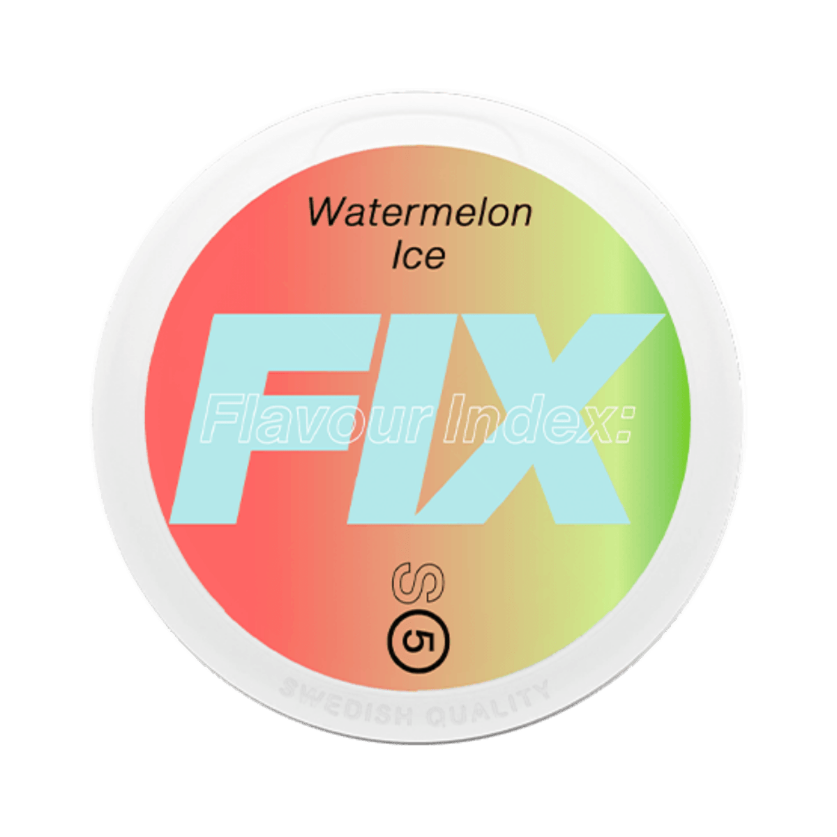 Fix Watermelon Ice nicotine pouch can – Slim dry, 11.5 mg, 20 pouches