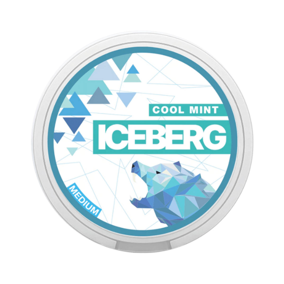 Can of Iceberg Cool Mint Medium - Nicotine Pouches
