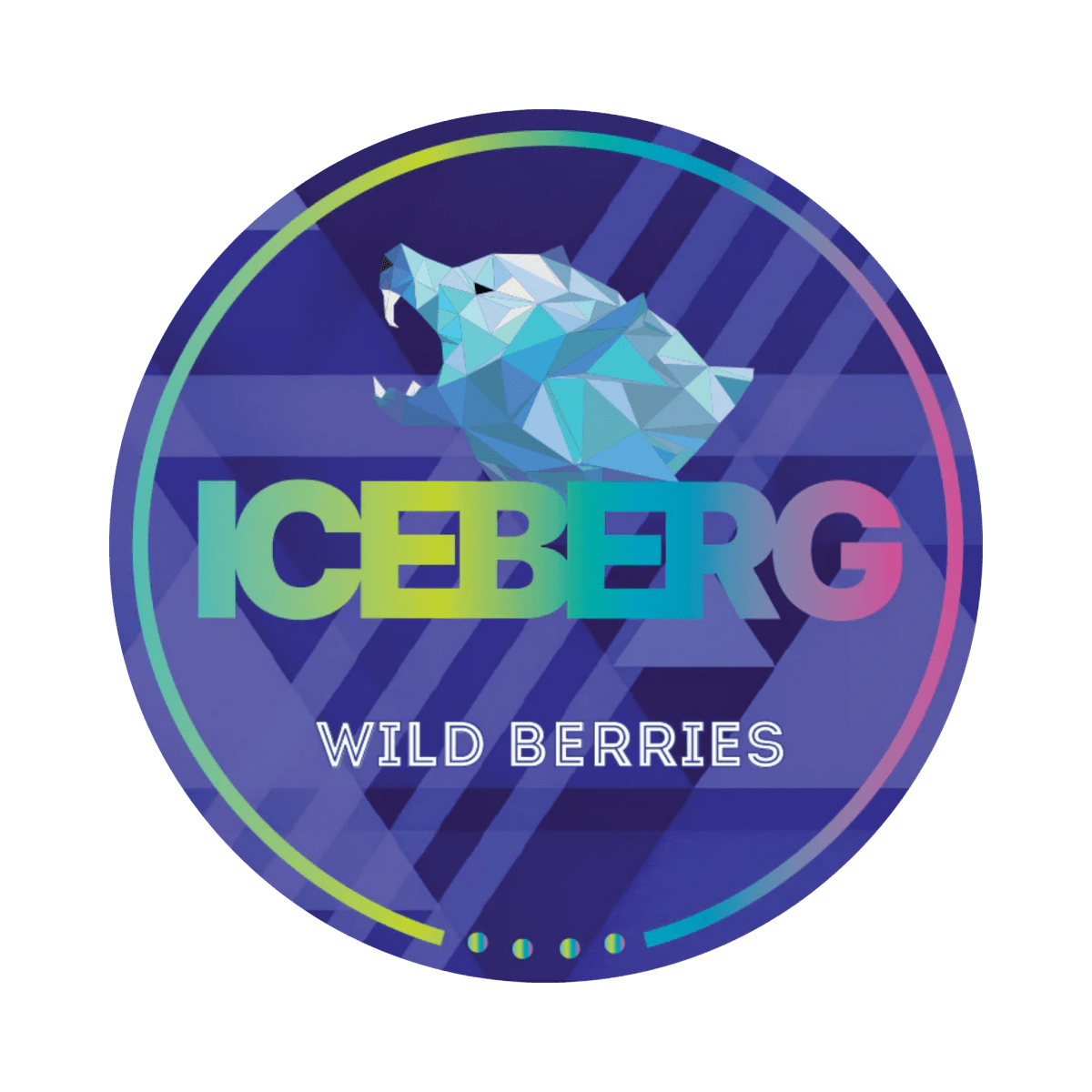 ICEBERG Wild Berries nicotine pouch can – Slim moist, 40mg, 20 pouches