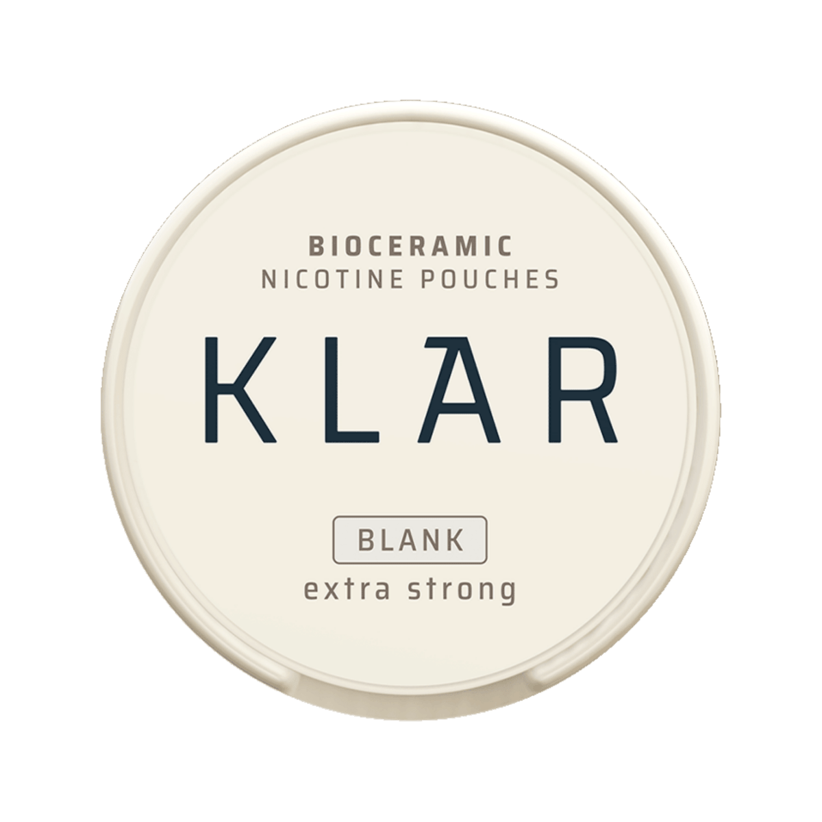 KLAR BLANK Mini Extra Strong nicotine pouch can – Mini semi-moist, 9.4mg, 20 pouches