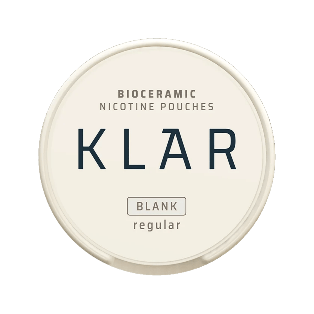 KLAR BLANK Mini Regular nicotine pouch can – Mini semi-moist, 3.2mg, 20 pouches