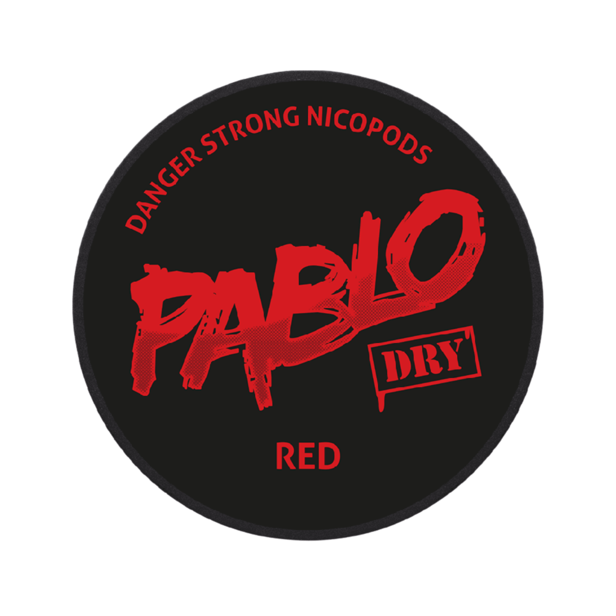 Can of Pablo Dry Red – Extreme Nicotine Pouch