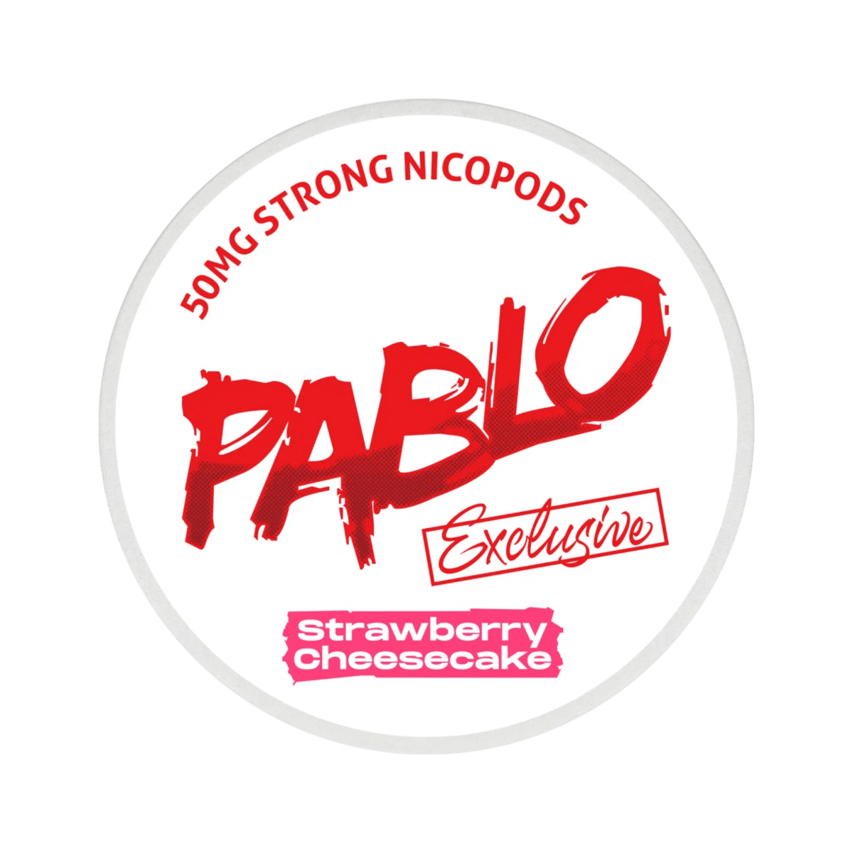 Can of Pablo Strawberry Cheesecake - Nicotine Pouches