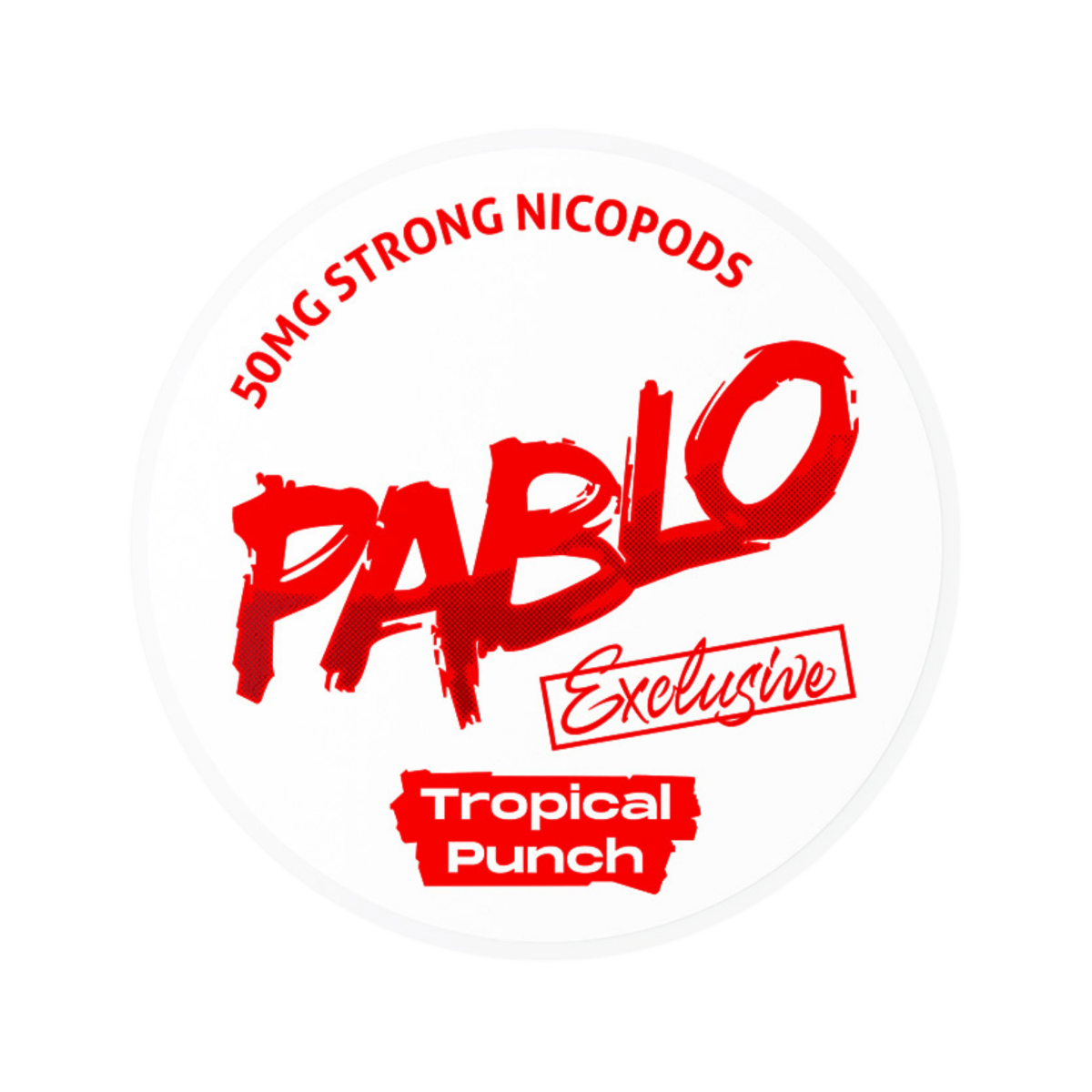 Can of Pablo Tropical Punch - Nicotine Pouches