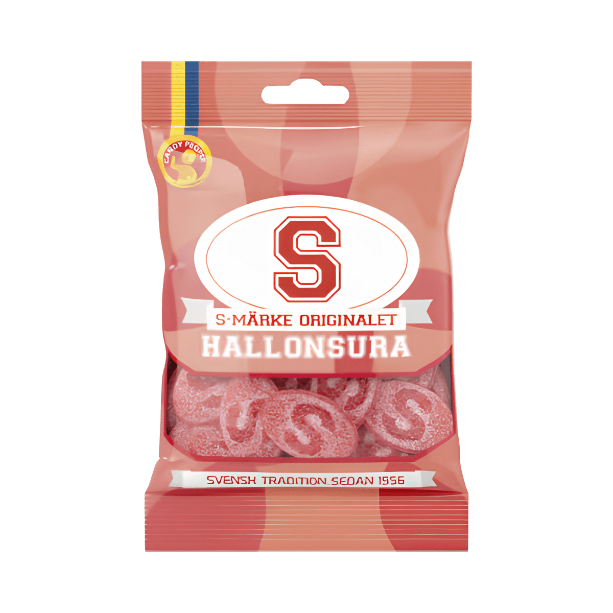 S - Märke Hallonsura 80g - Pouchland