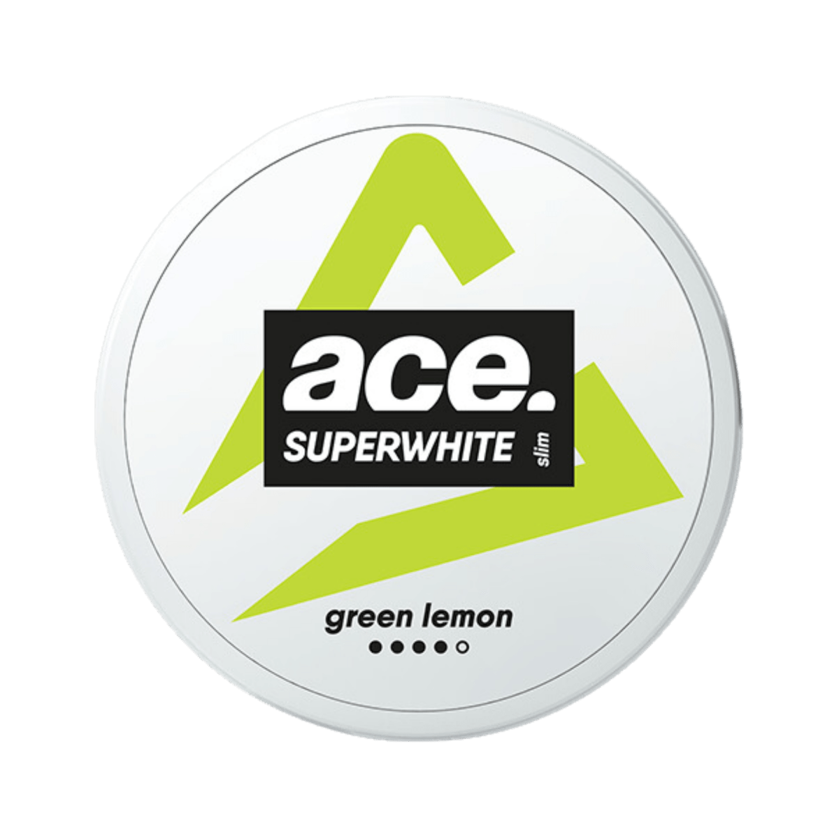 ACE Green Lemon nicotine pouch can – Slim moist, 10.4mg, 20 pouches