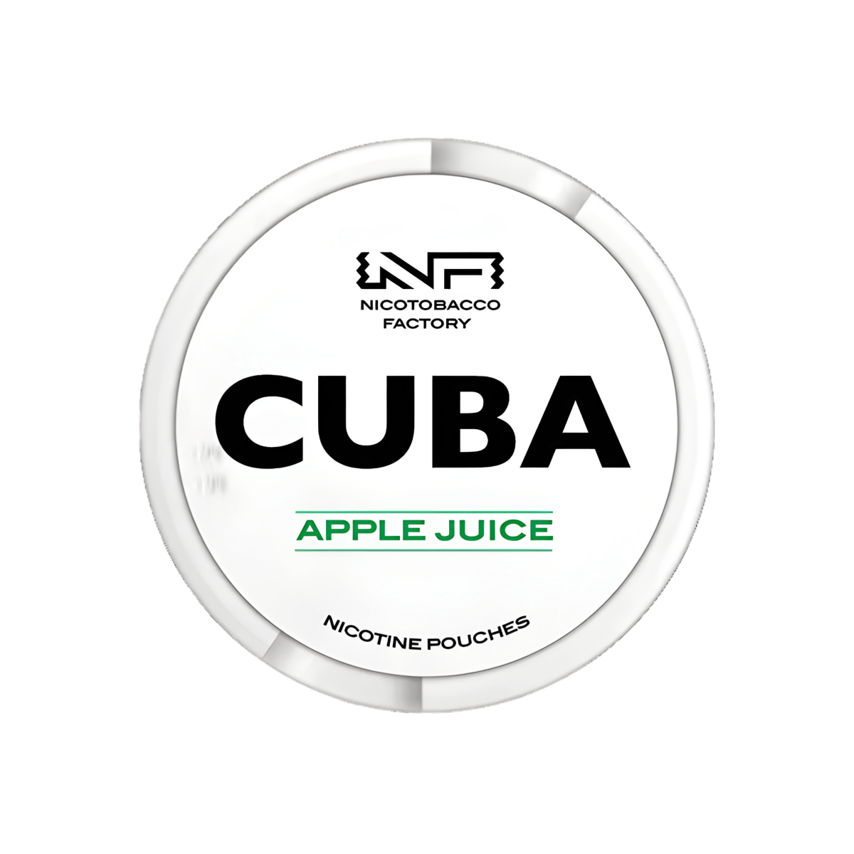 Cuba White Apple Juice nicotine pouch can – Slim moist, 10.4mg, 20 pouches