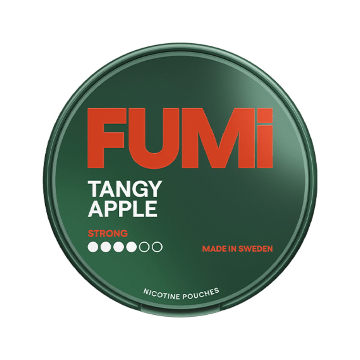 FUMi Tangy Apple Strong nicotine pouch can – Slim dry, 8mg, 20 pouches
