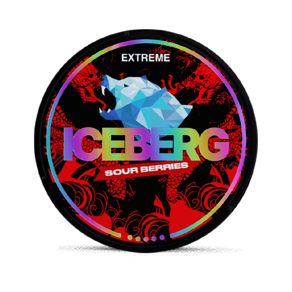 Can of Iceberg Sour Berries - Nicotine Pouches