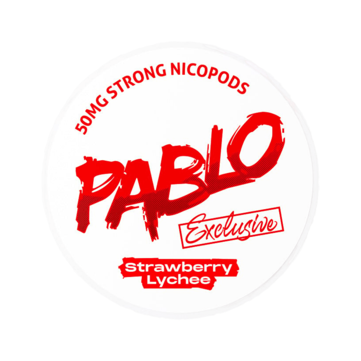 Can of Pablo Strawberry Lychee – Nicotine Pouch