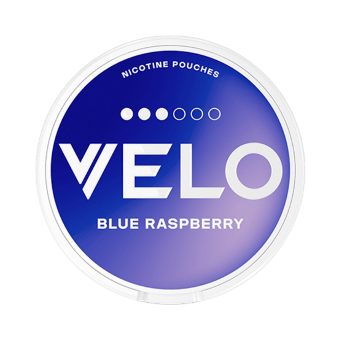 Can of VELO Blue Raspberry - Nicotine Pouches