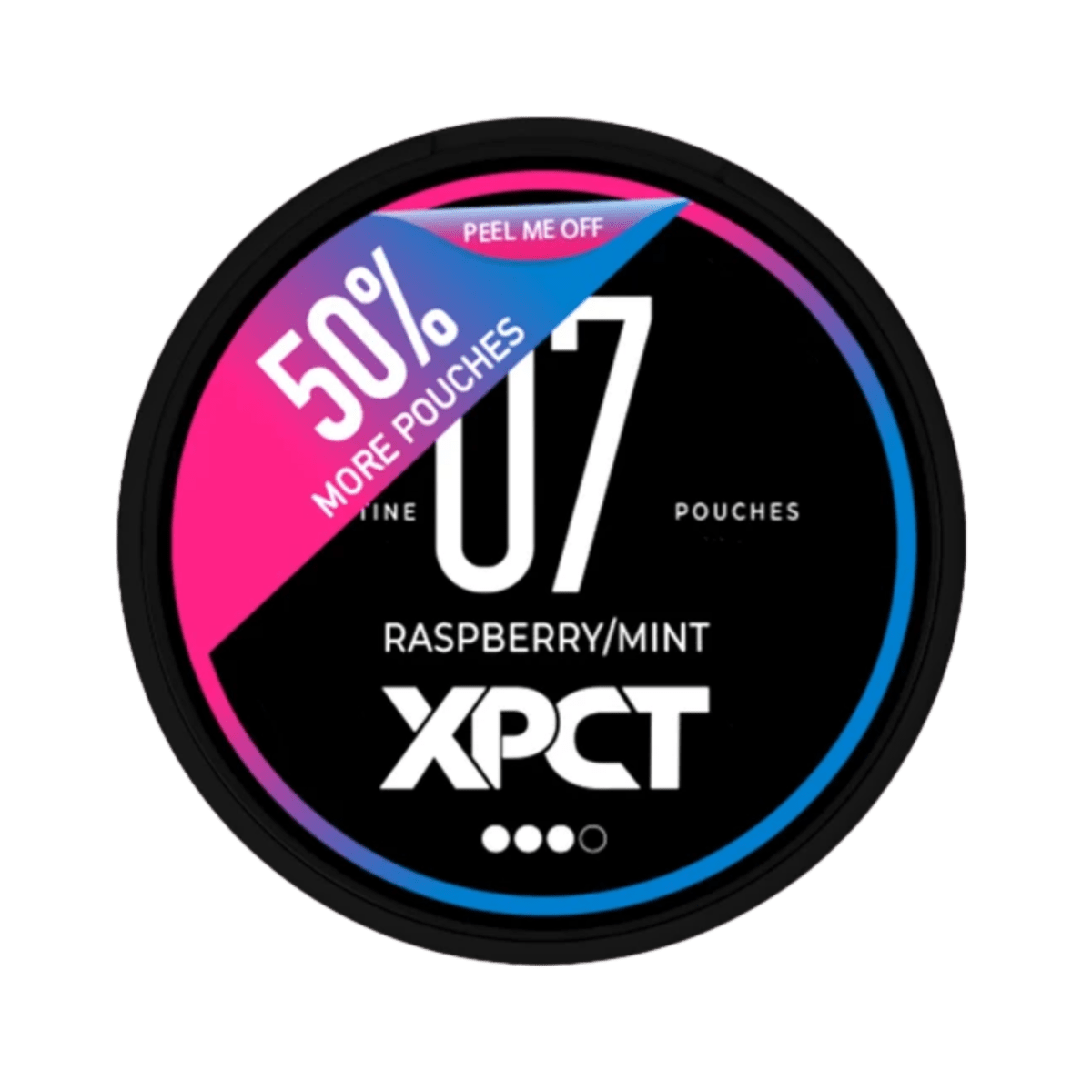 Can of XPCT Classic Raspberry Mint – Nicotine Pouch