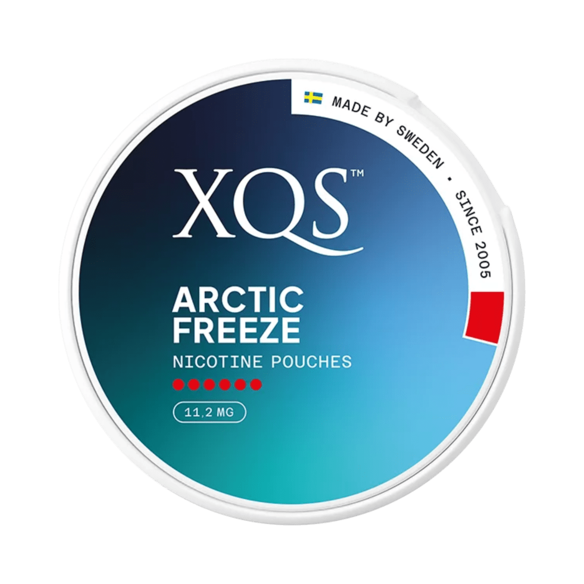 XQS Arctic Freeze Ultra Strong nicotine pouch can – Slim moist, 11.2mg, 20 pouches