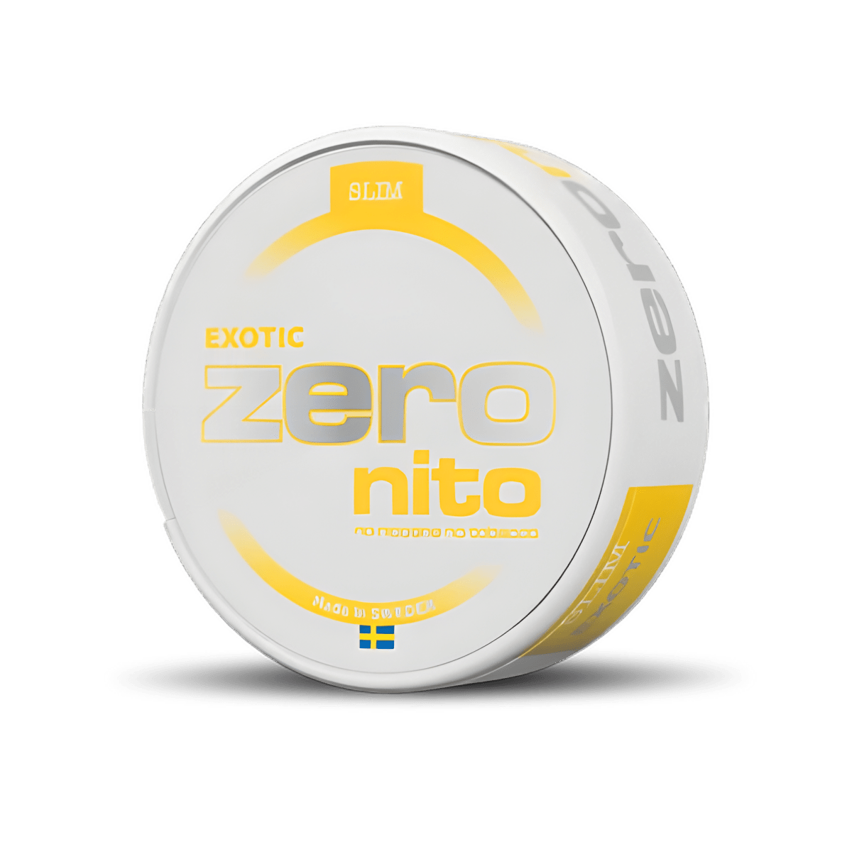 Zeronito Exotic Slim nicotine-free pouch can – Slim format, 0 mg, 20 pouches